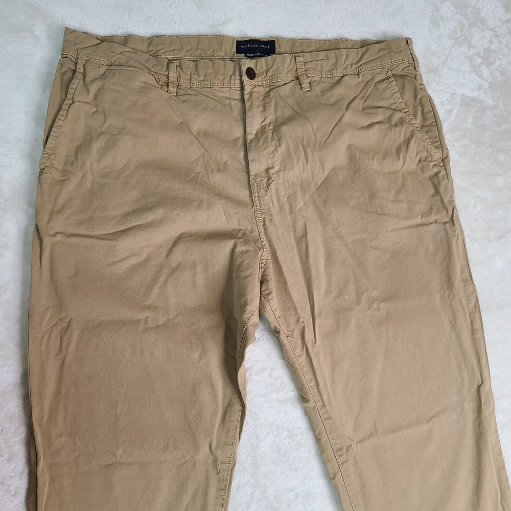American Eagle Outfitters Next Level Flex Slim Chino Pants Mens 42x34 Beige